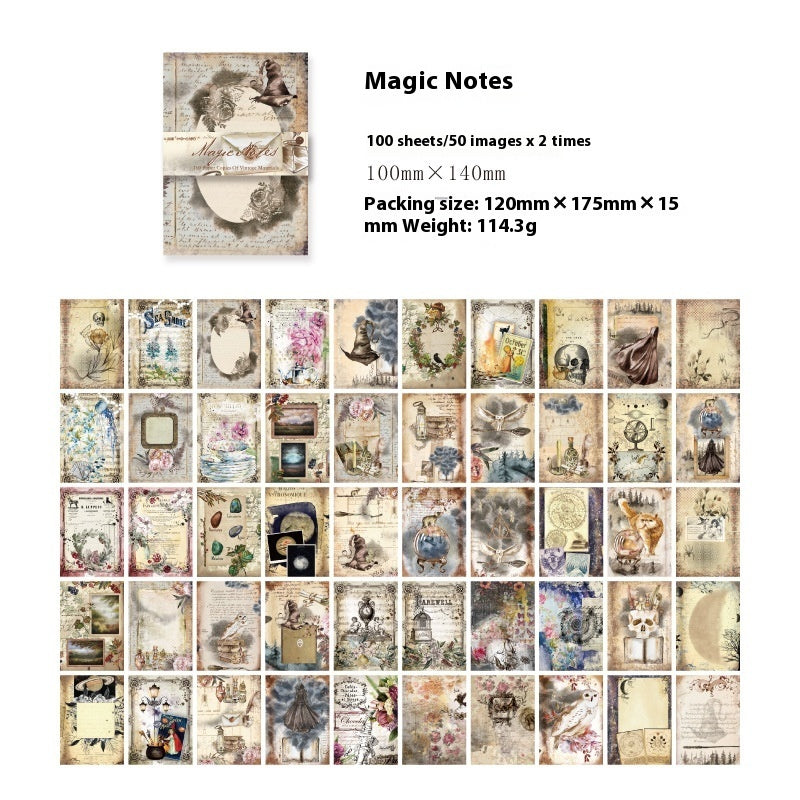 Materiale cartaceo Retro Sfondo artistico per qualsiasi quaderno