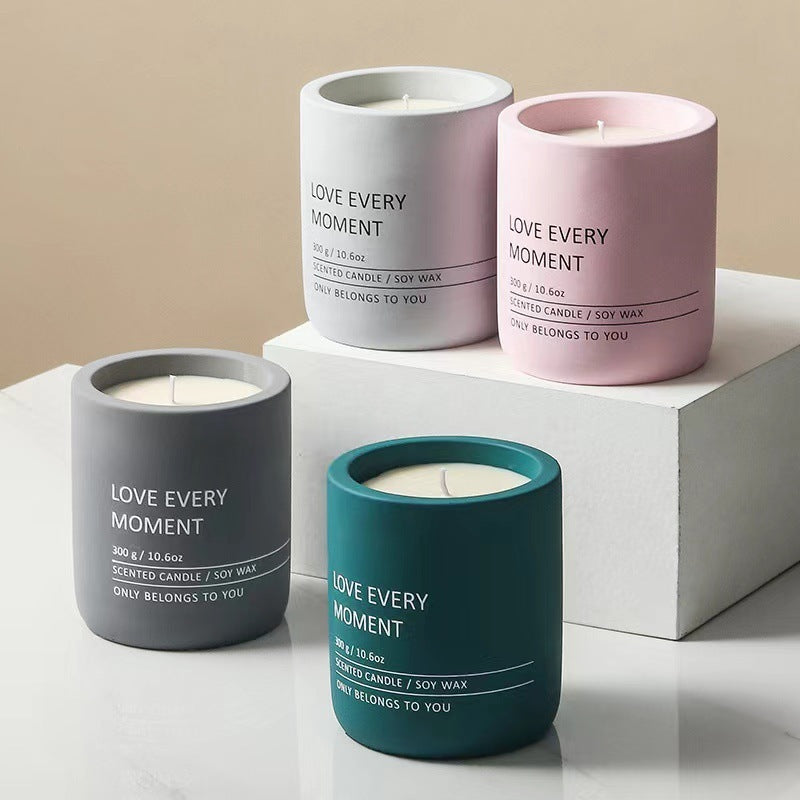 Velas de aromaterapia Taza de cerámica creativa Aceite esencial