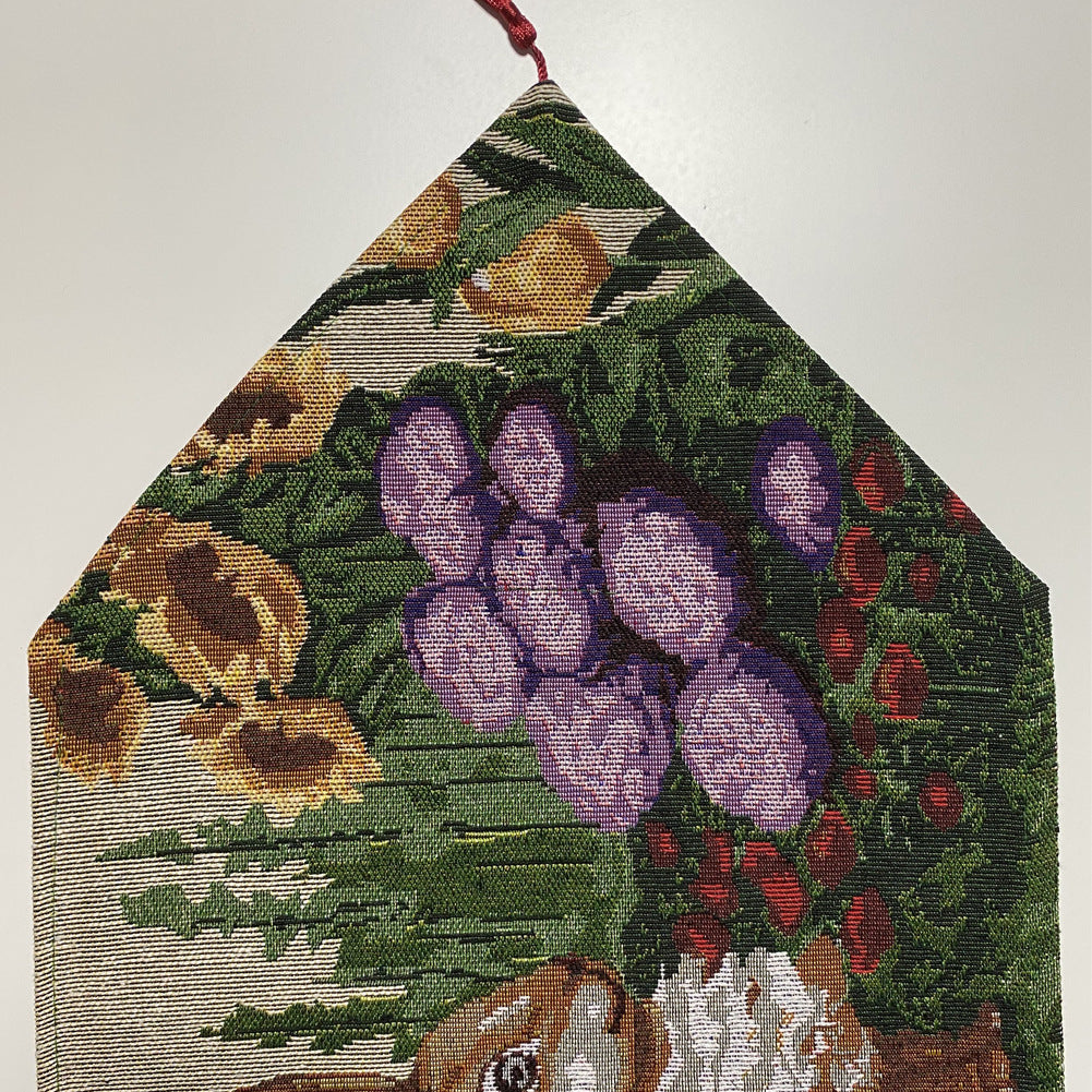 Tischläufer mit Osterhasen-Ei, Tischdecke im amerikanischen Dorfstil