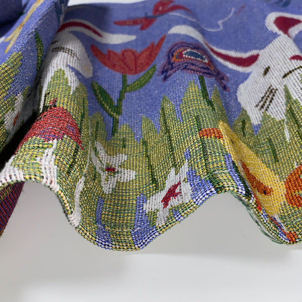 Tischläufer mit Osterhasen-Ei, Tischdecke im amerikanischen Dorfstil