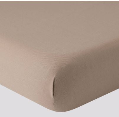 Lenzuolo sotto con angoli Aria in cotone percalle – Tinta unita