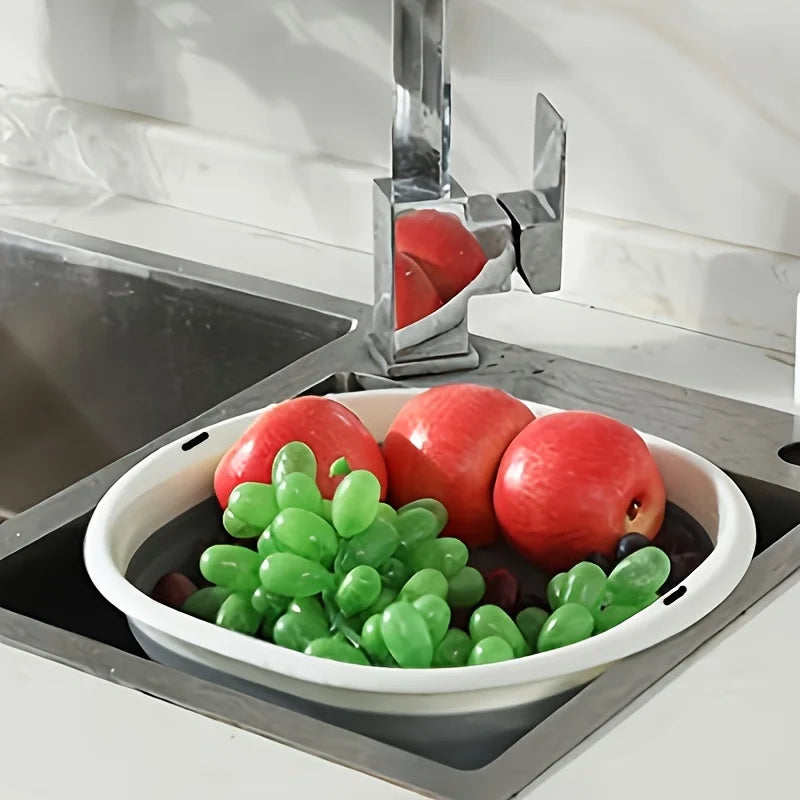 Wash Basin Laundry Baskets 3 Pack Collapsible Tub Space Saving.