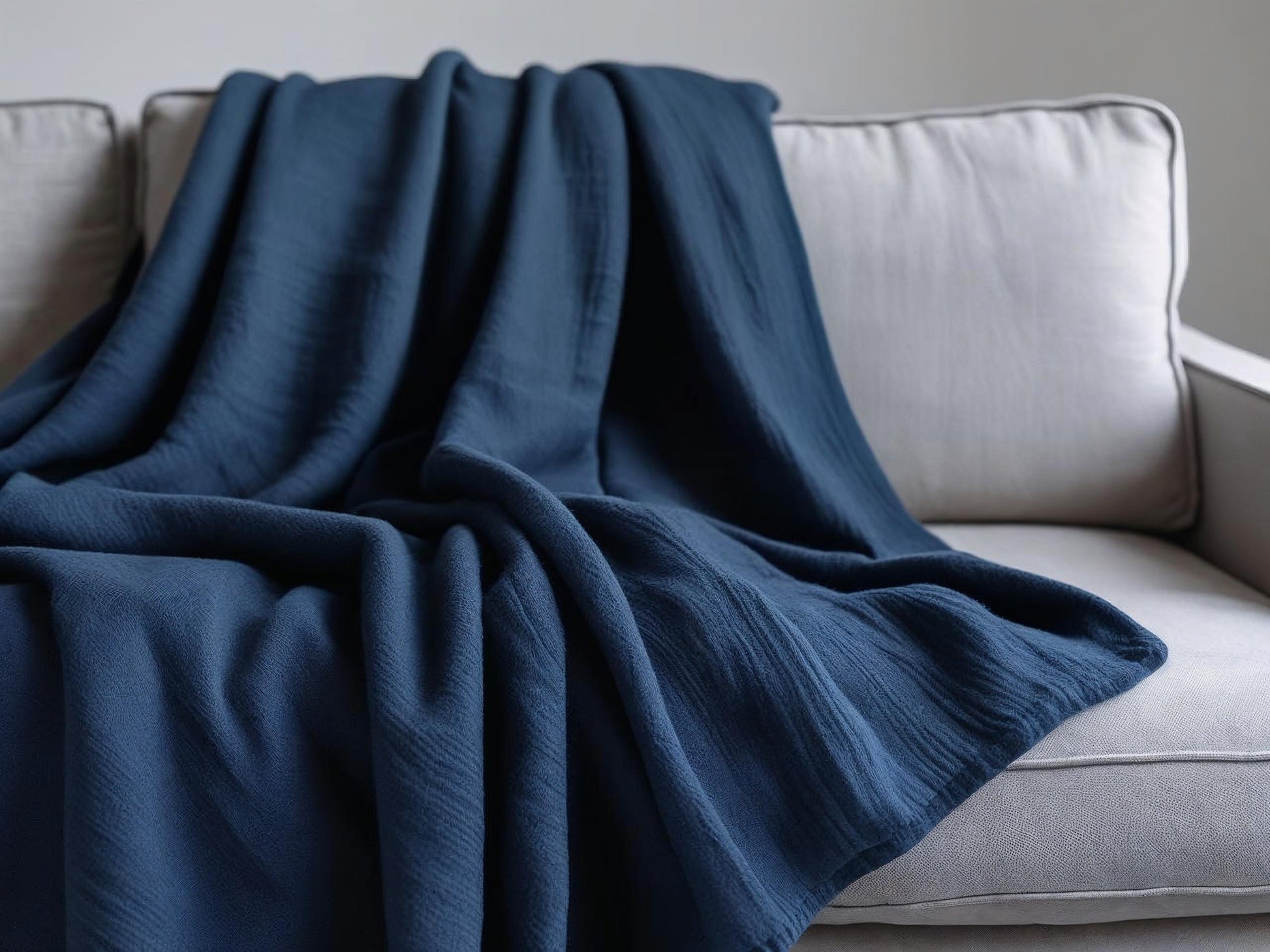 Foulard arredo „Notturna“ – Blu notte