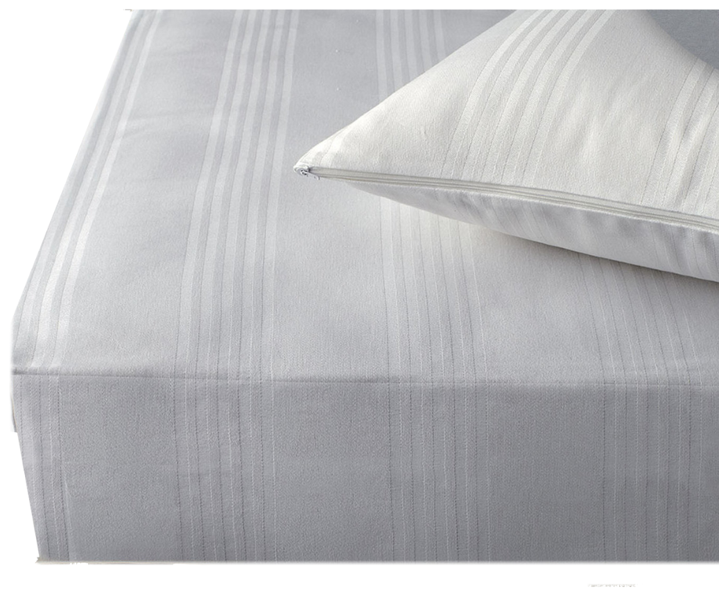 Coprimaterasso Jacquard “Custode” in Cotone Ritorto – Con Angoli