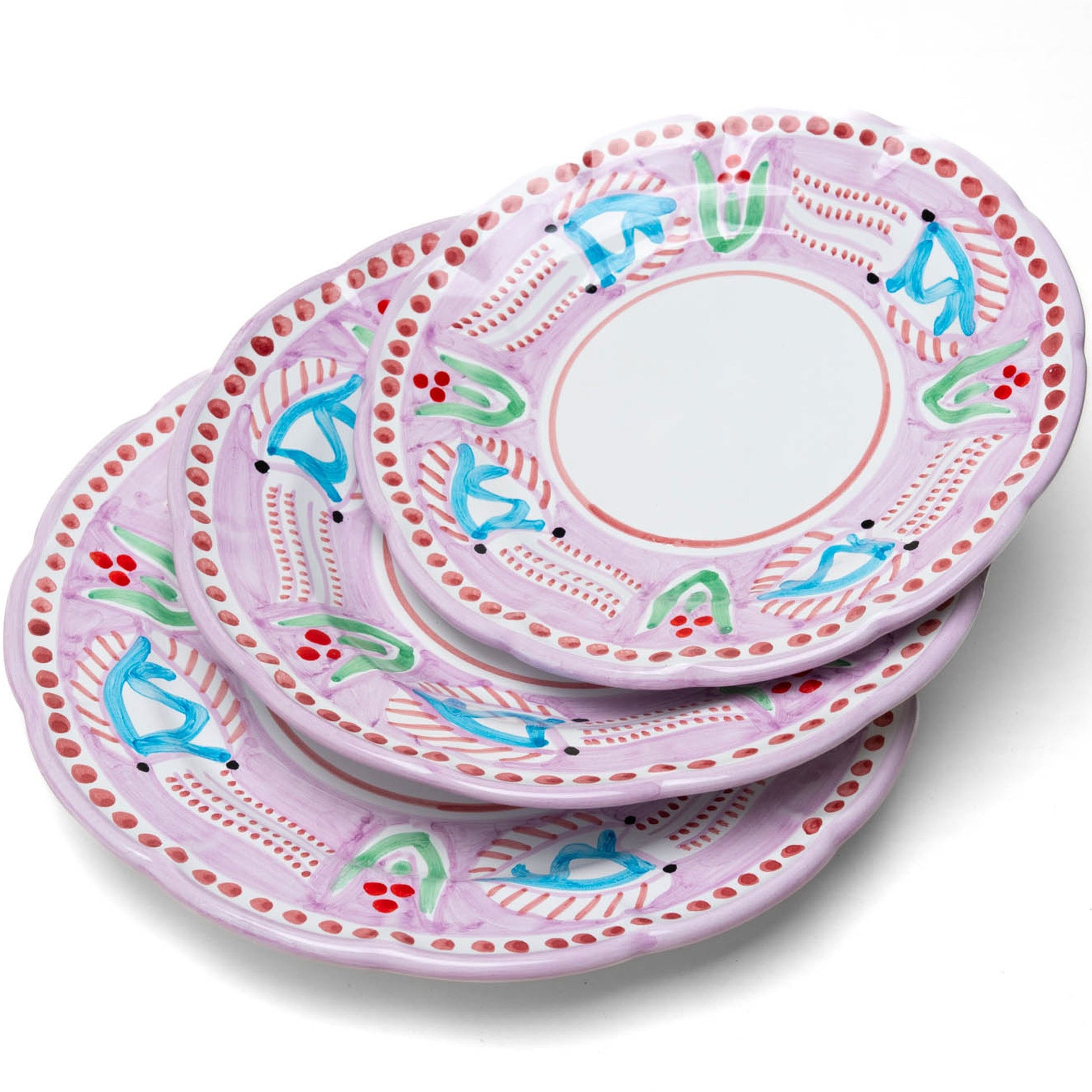 Tris Piatti Animali - Calamaro