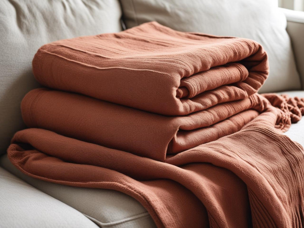 Foulard Arredo Terra Bruciata – Copritutto in Cotone 260x280