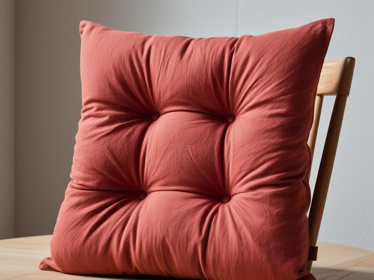 Coprisedia imbottito in cotone tinta unita – Modello Morbidone 42x42 cm | Linea Zalea