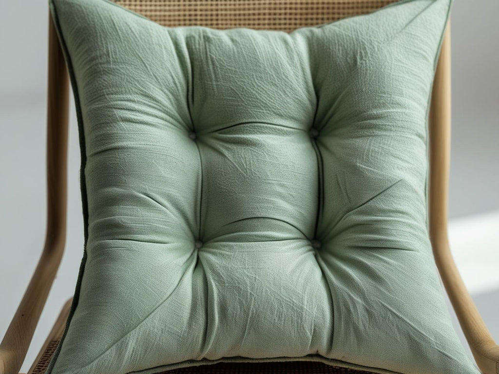 Coprisedia imbottito in cotone tinta unita – Modello Morbidone 42x42 cm | Linea Zalea