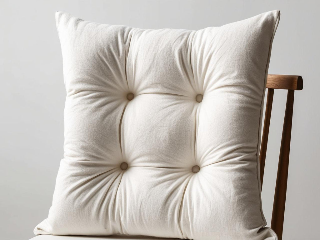 Coprisedia imbottito in cotone tinta unita – Modello Morbidone 42x42 cm | Linea Zalea