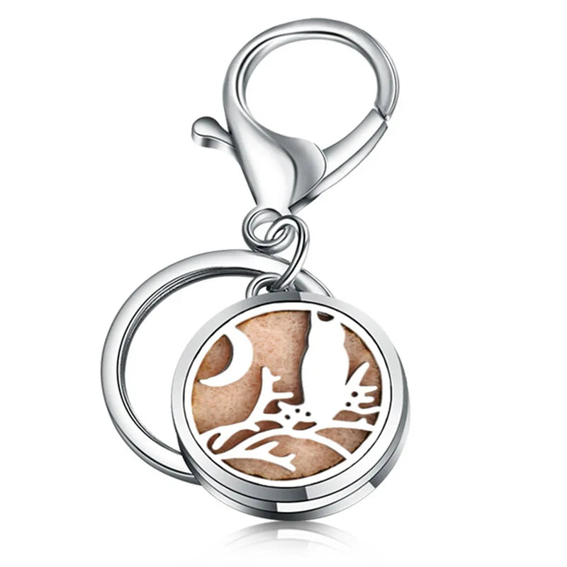 Love Key! Essential oil diffuser perfume Key Chain.