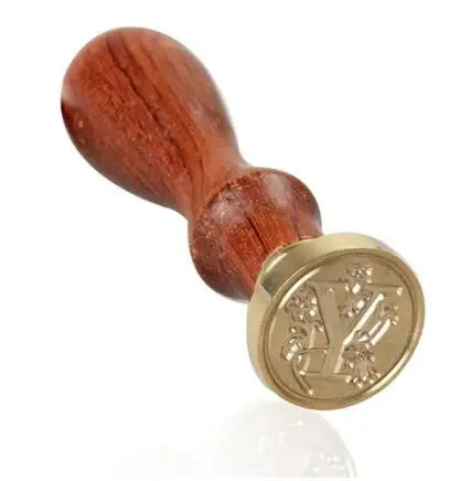 Timbro di ceralacca antico classico 26 lettere iniziali dell'alfabeto AZ