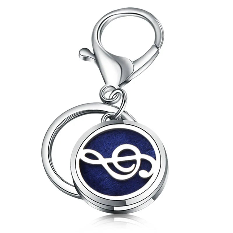 Love Key! Essential oil diffuser perfume Key Chain.