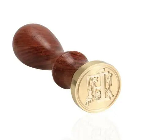 Timbro di ceralacca antico classico 26 lettere iniziali dell'alfabeto AZ