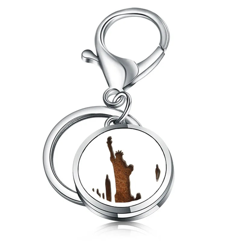 Love Key! Essential oil diffuser perfume Key Chain.