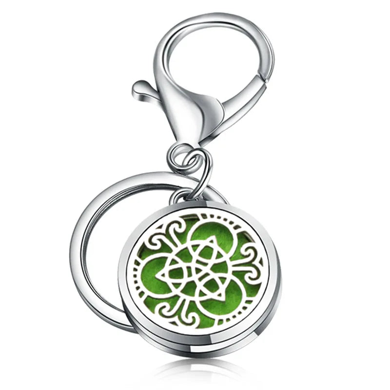 Love Key! Essential oil diffuser perfume Key Chain.