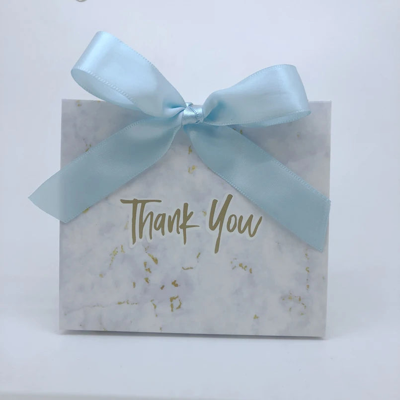 New Creative Mini Grey Marble Gift Bag Box for Party Baby Shower