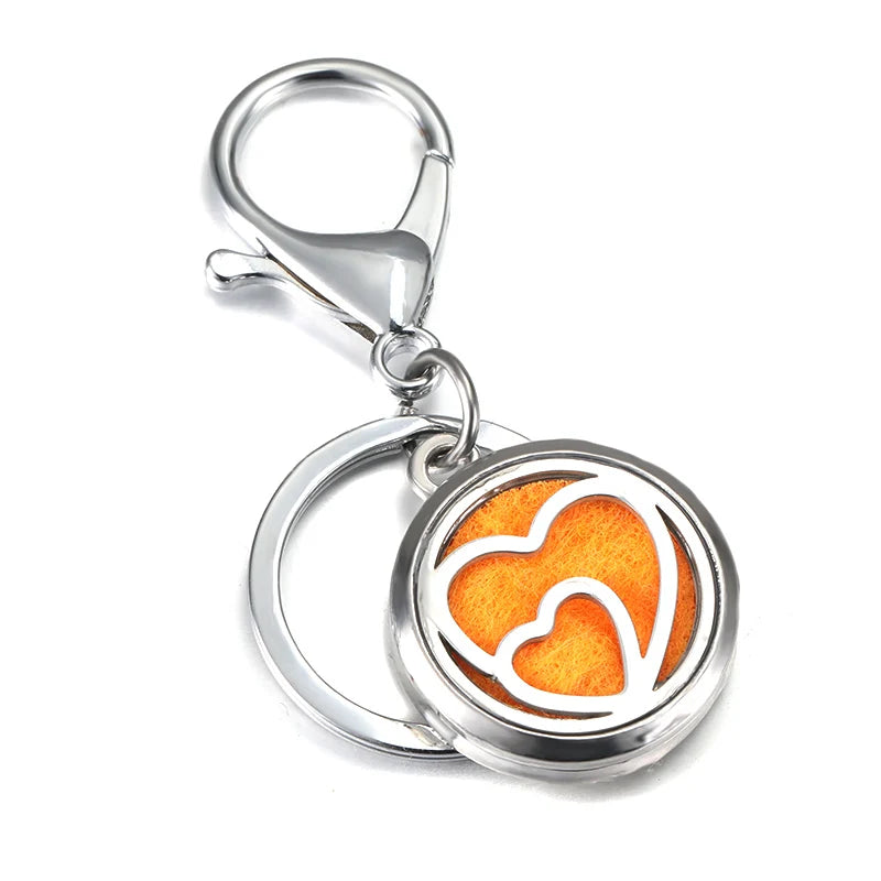 Love Key! Essential oil diffuser perfume Key Chain.