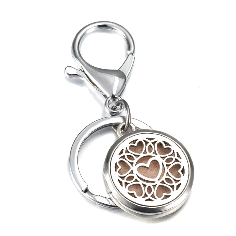 Love Key! Essential oil diffuser perfume Key Chain.