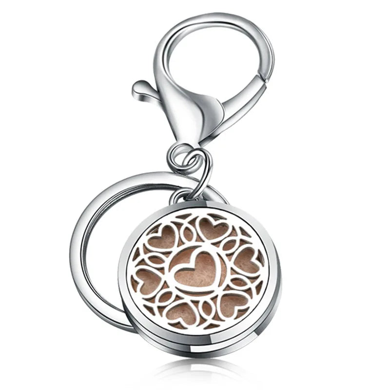 Love Key! Essential oil diffuser perfume Key Chain.