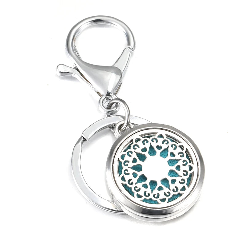 Love Key! Essential oil diffuser perfume Key Chain.
