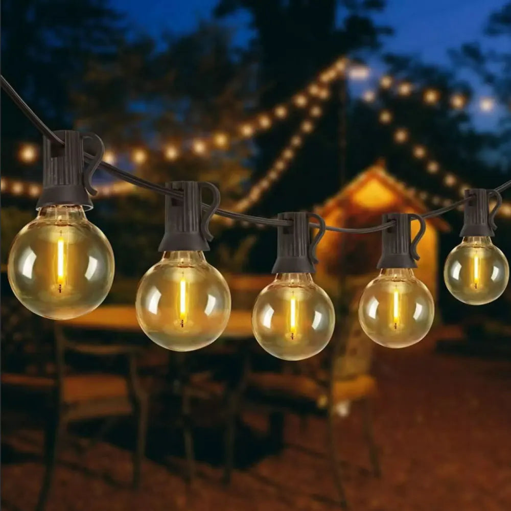 Christmas Lights Outdoor Patio Lights Solar & USB Powered Waterproof.