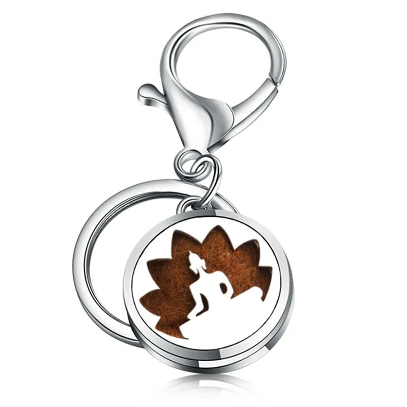 Love Key! Essential oil diffuser perfume Key Chain.