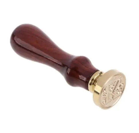 Timbro di ceralacca antico classico 26 lettere iniziali dell'alfabeto AZ