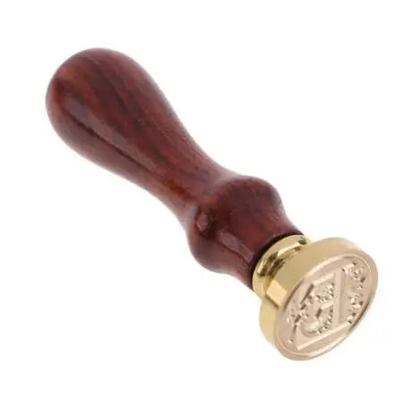 Timbro di ceralacca antico classico 26 lettere iniziali dell'alfabeto AZ