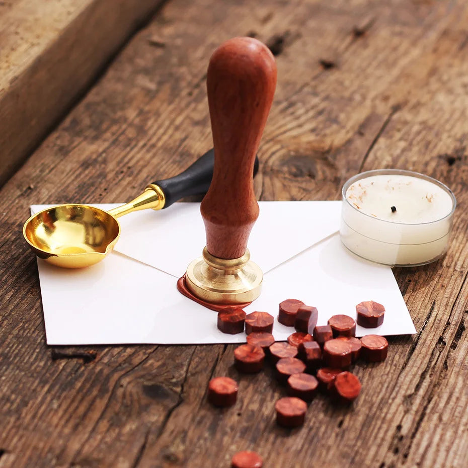 Timbro di ceralacca antico classico 26 lettere iniziali dell'alfabeto AZ