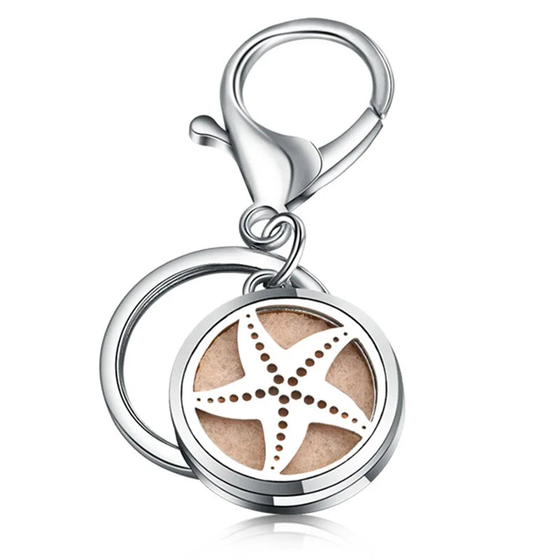 Love Key! Essential oil diffuser perfume Key Chain.