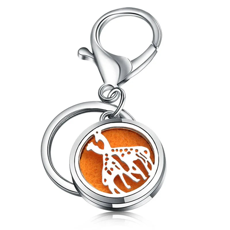 Love Key! Essential oil diffuser perfume Key Chain.