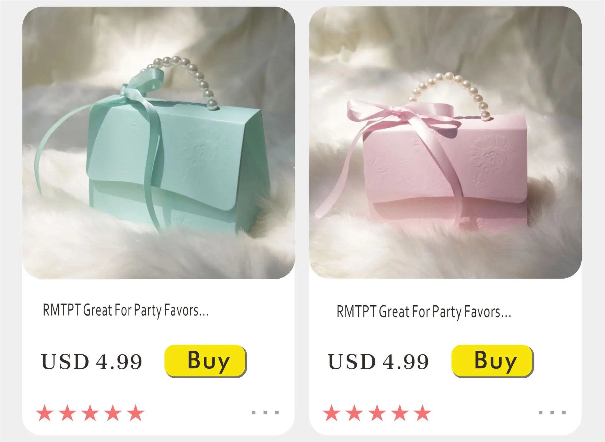 Nuova scatola regalo creativa in marmo grigio per feste e baby shower