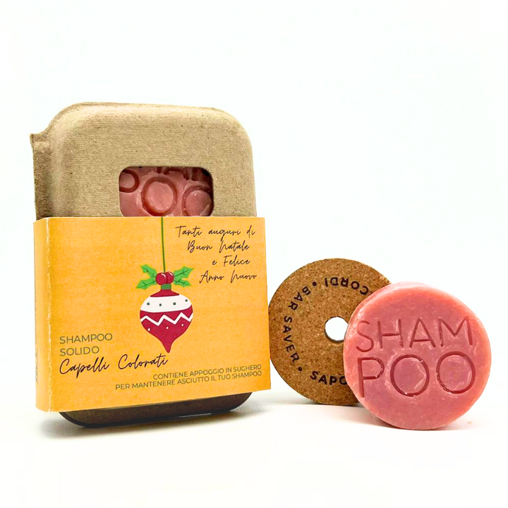 SHAMPOO SOLIDO DI NATALE PER CAPELLI COLORATI ALL'ORCHIDEA NERA