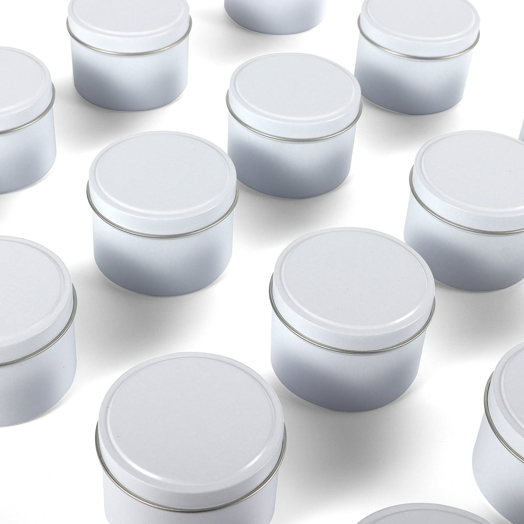 Kerzenglas mit 4 oz konvexem Deckel, Aromatherapie-Eisenbehälter.