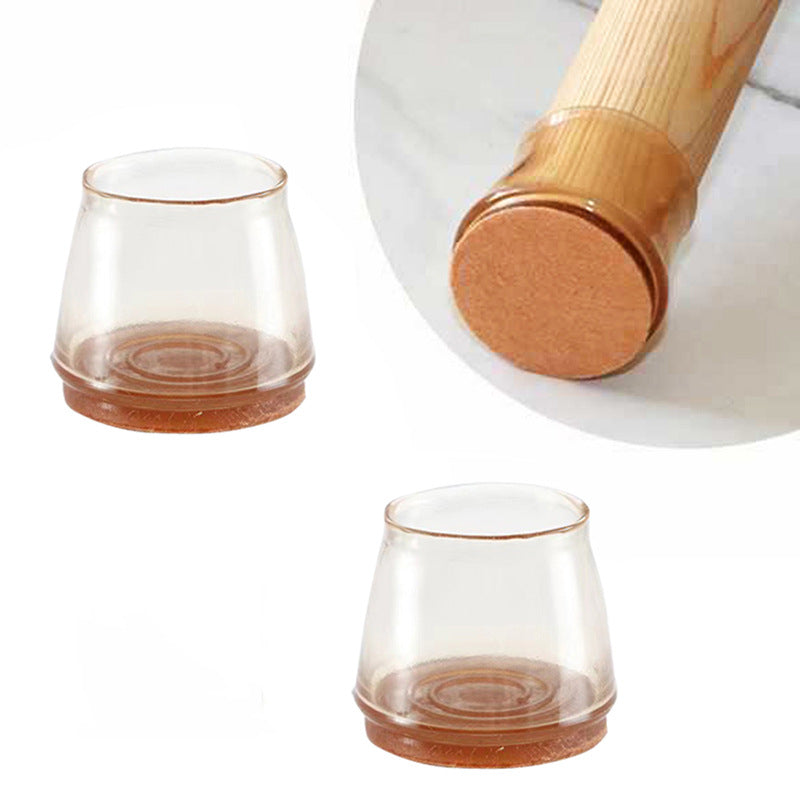 Transparent Mats Chair Legs Quiet And Wear-resistant Protective Case