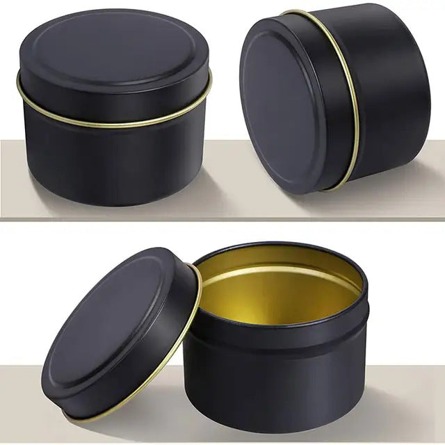 Kerzenglas mit 4 oz konvexem Deckel, Aromatherapie-Eisenbehälter.