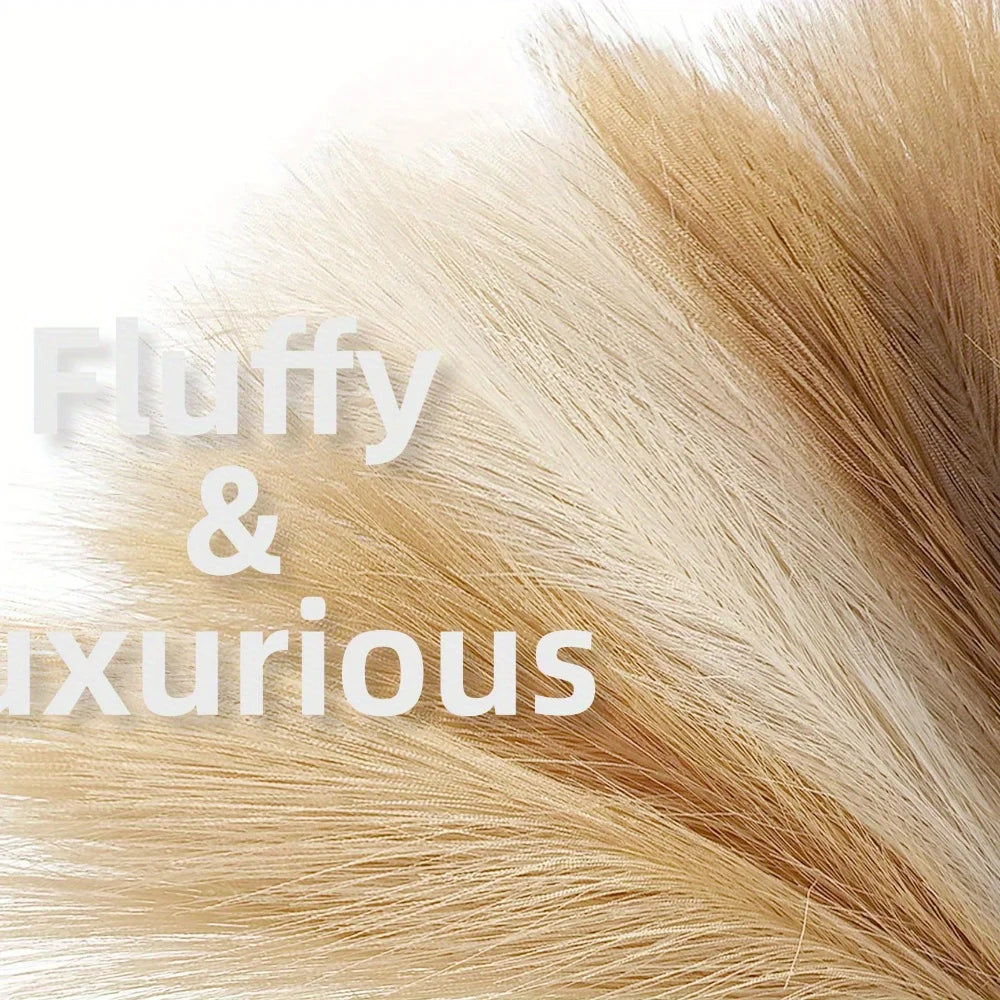 Hierba de pampa artificial (6 unidades) para decoración de eventos o del hogar