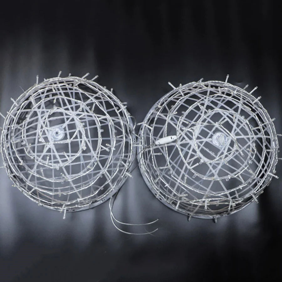 Christmas  Lights LED Rattan Ball String Outdoor 20CM 30CM.