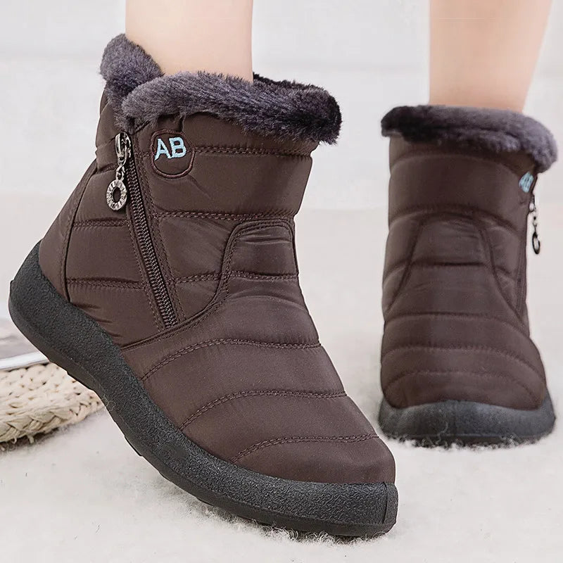 Botas de Mujer Botines de Mujer con Piel Invierno