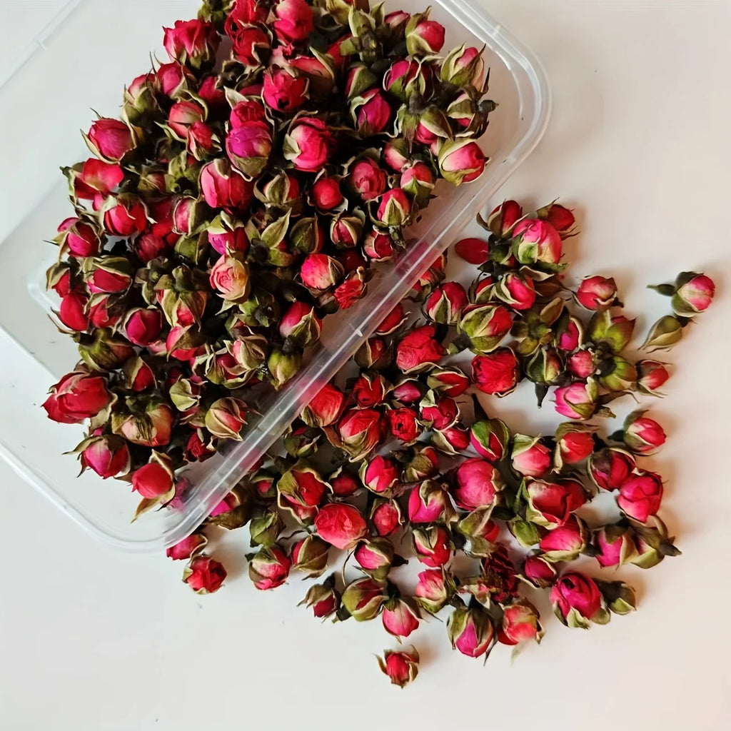 Rosa rosa seca, decoración para sala de estar, hecha a mano.