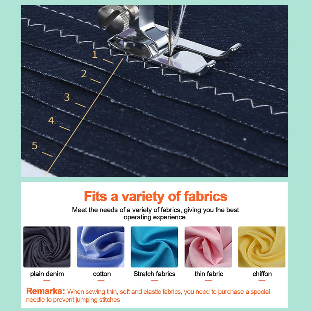 Máquina de coser eléctrica Mini máquina de coser de doble hilo para el hogar.