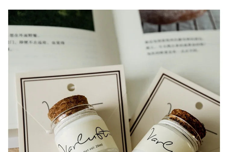 Candela di cera di soia per aromaterapia in formato mini.