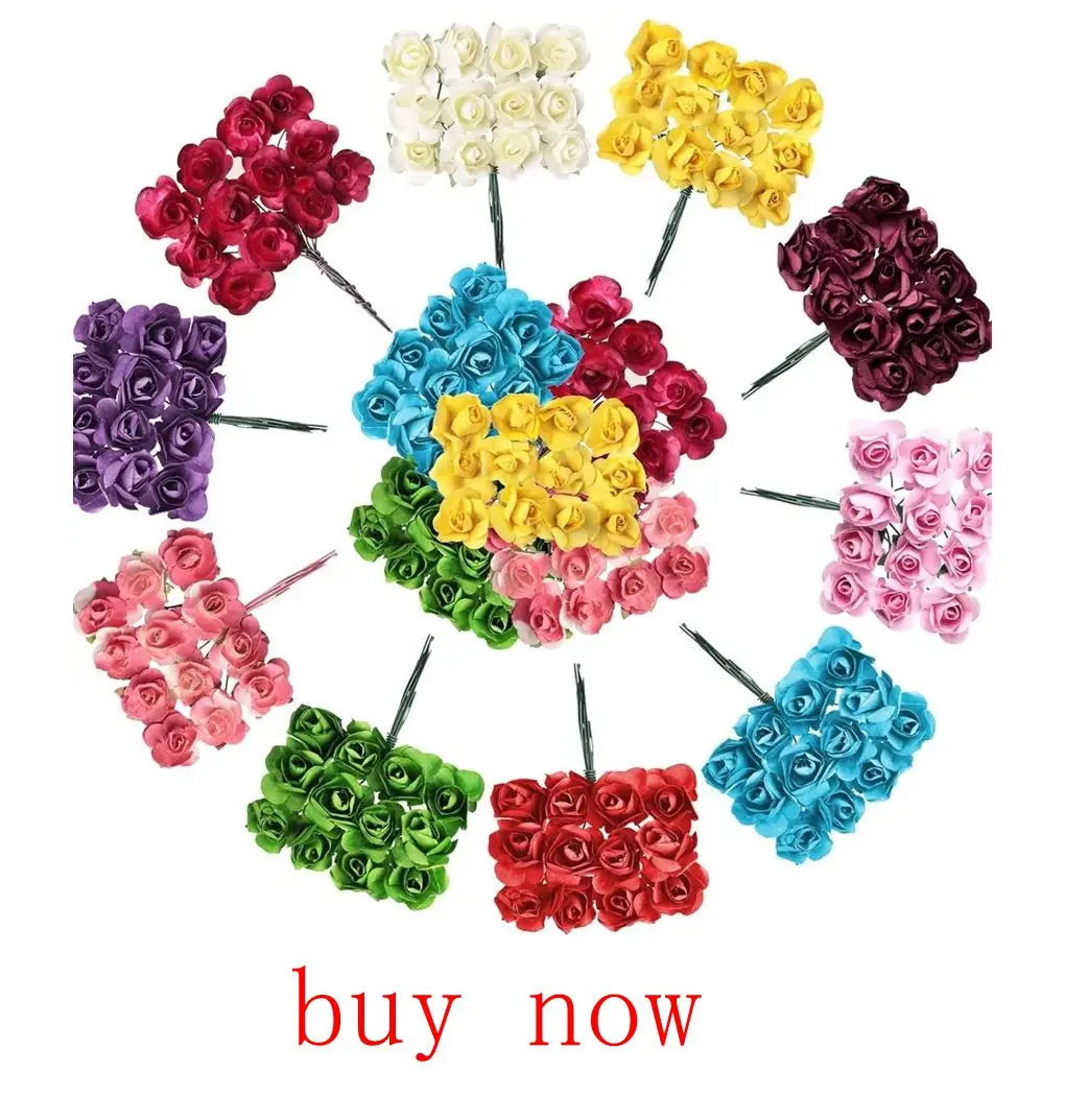 1/4PCS Artificial Flowers Cheap New Year Decorations Wedding Garden Peony Arch Christmas Home Fake Silk Rose Hydrangeas Vase Diy