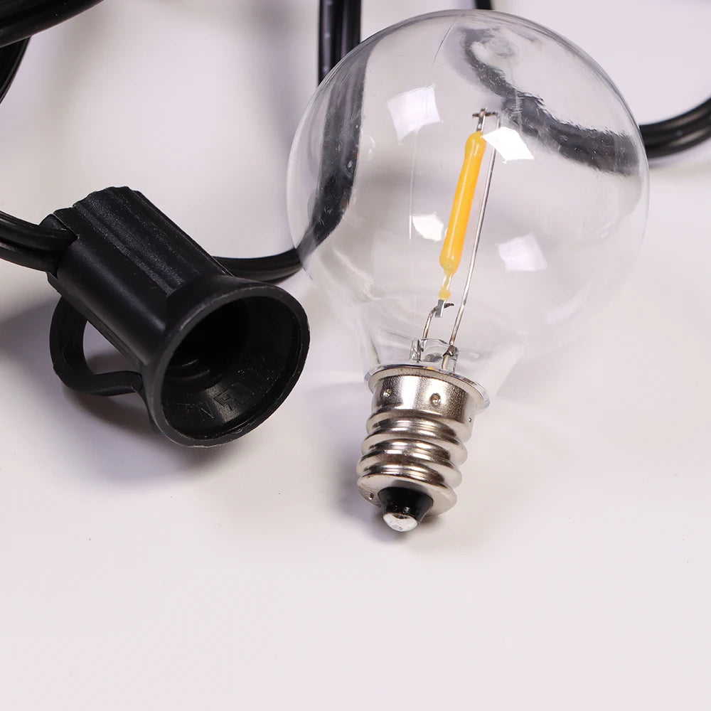 Christmas Lights Outdoor Patio Lights Solar & USB Powered Waterproof.