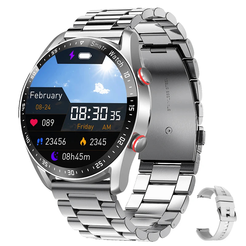 Smart Watch Men Laser Bluetooth Call Health Blood Pressure