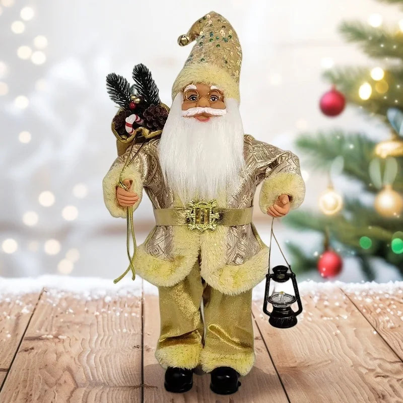 Santa Claus figurine, perfect Christmas gift, fantasy design, exquisite details.