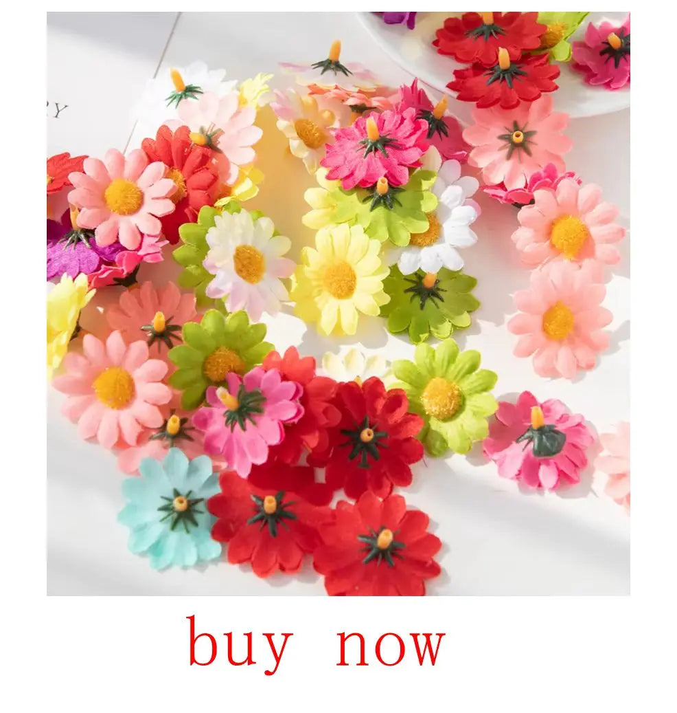 1/4PCS Artificial Flowers Cheap New Year Decorations Wedding Garden Peony Arch Christmas Home Fake Silk Rose Hydrangeas Vase Diy