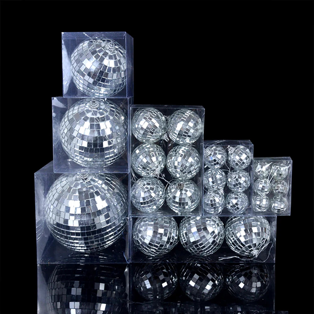 Mirror Disco Ball 70s Party Decorations Reflective Hanging 2-10cm