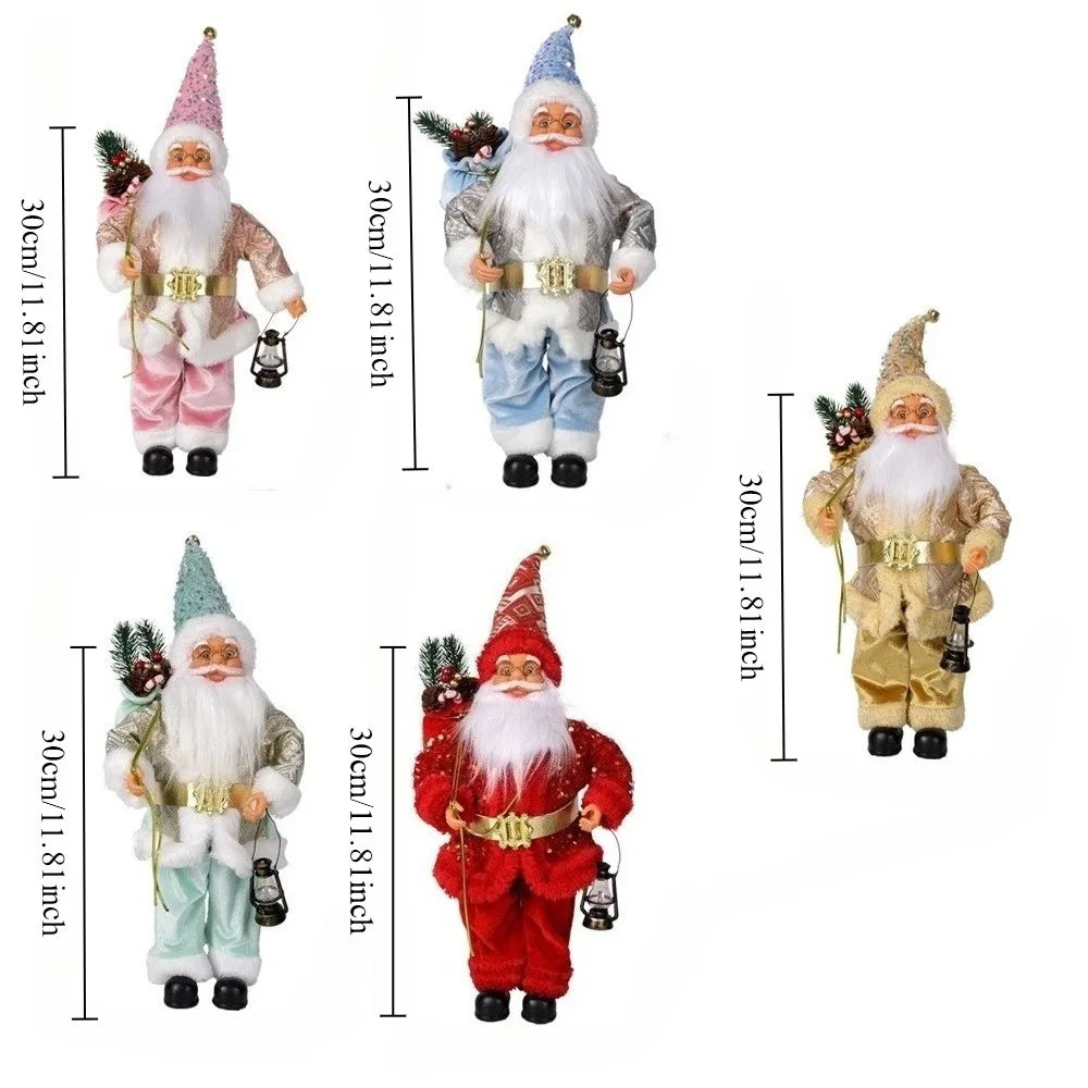 Statuina di Babbo Natale, regalo di Natale perfetto, design fantasy, dettagli squisiti.