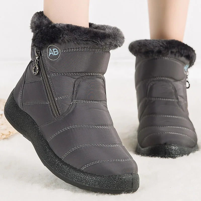 Botas de Mujer Botines de Mujer con Piel Invierno